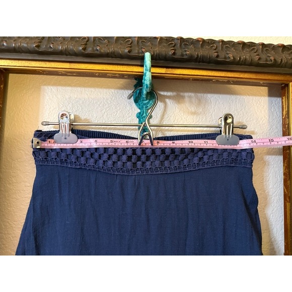 IZ Byer High-Low Navy Blue Skirt - Women's Small - Picture 8 of 10